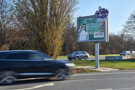 „Unexpected“ Shopping City Süd am Rolling Board