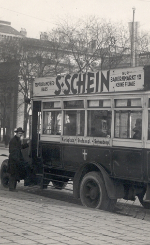 Historische Verkehrsmittelwerbung