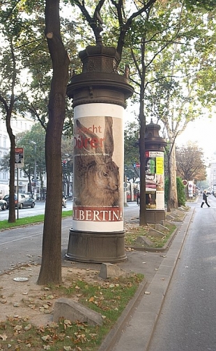 Historische Litfasssaeule