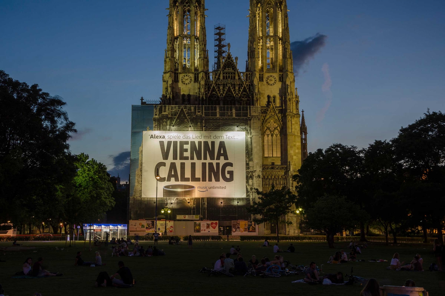 MEGAgerüst an der Votivkirche