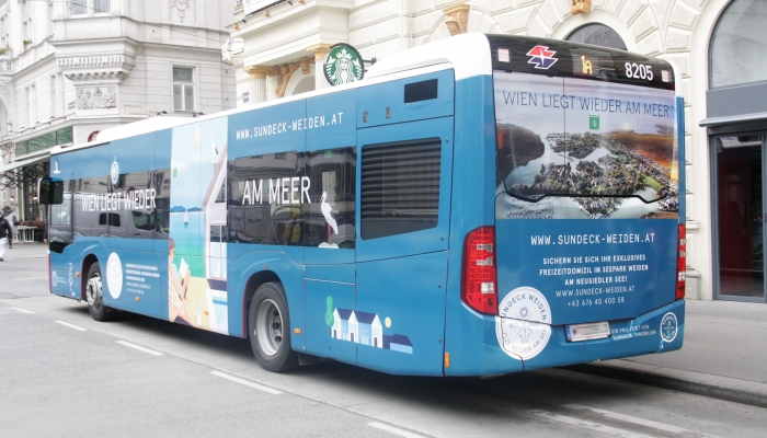 Buswerbung Megaboard