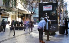 Cancer Institute NSW, See the effects of lunger cancer, JCDecaux Australia interactive campaign