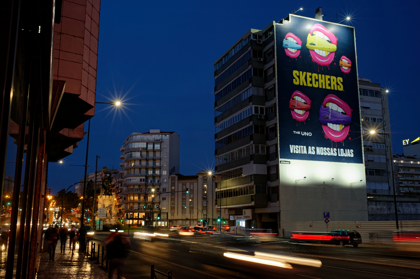 empena na avenida das forcas armadas em lisboa