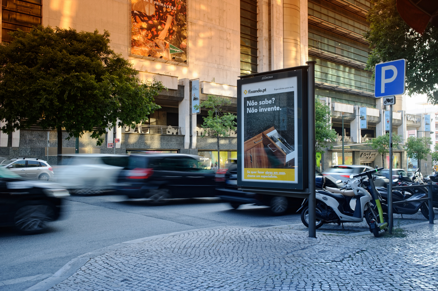 campanha de ooh nas ruas de lisboa